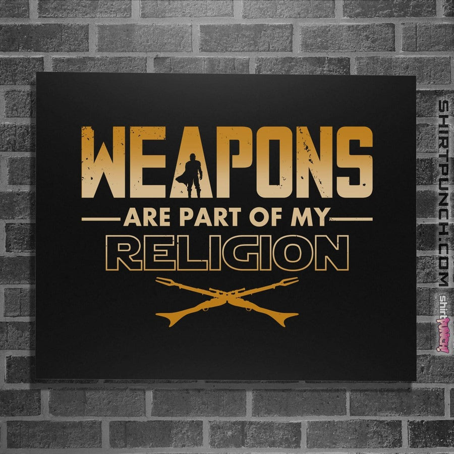 Shirts Posters / 4"x6" / Black Weapons