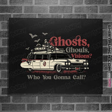 Load image into Gallery viewer, Daily_Deal_Shirts Posters / 4&quot;x6&quot; / Black Ghosts And Ghouls
