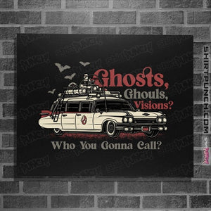 Daily_Deal_Shirts Posters / 4"x6" / Black Ghosts And Ghouls