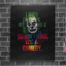Load image into Gallery viewer, Shirts Posters / 4&quot;x6&quot; / Black Tragedy Comedy
