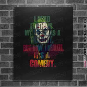 Shirts Posters / 4"x6" / Black Tragedy Comedy