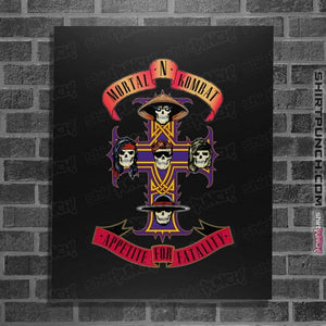 Daily_Deal_Shirts Posters / 4"x6" / Black Appetite For Destruction