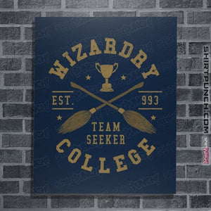 Daily_Deal_Shirts Posters / 4"x6" / Navy Team Seeker