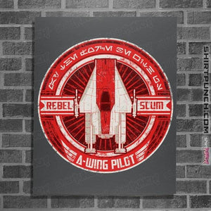 Shirts Posters / 4"x6" / Charcoal A-Wing