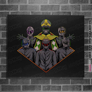Daily_Deal_Shirts Posters / 4"x6" / Black Ghost Rangers