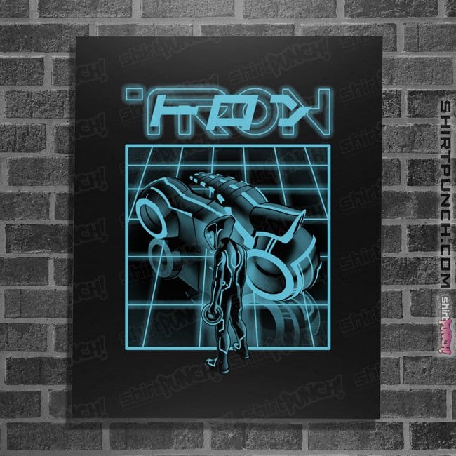 Daily_Deal_Shirts Posters / 4"x6" / Black Enter The Grid