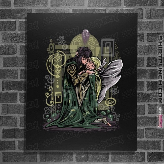 Secret_Shirts Posters / 4"x6" / Black The Dark Kiss
