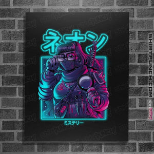 Daily_Deal_Shirts Posters / 4"x6" / Black Neon Mystery