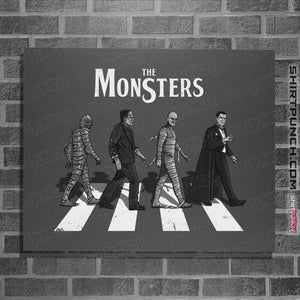 Daily_Deal_Shirts Posters / 4"x6" / Charcoal The Monsters