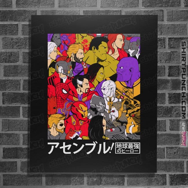Shirts Posters / 4"x6" / Black Assemble!