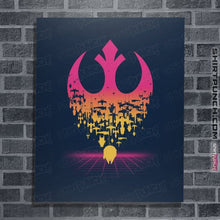 Load image into Gallery viewer, Daily_Deal_Shirts Posters / 4&quot;x6&quot; / Navy Fractured Rebellion 1984
