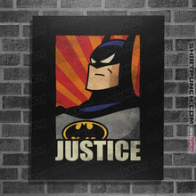 Load image into Gallery viewer, Shirts Posters / 4&quot;x6&quot; / Black Bat Justice
