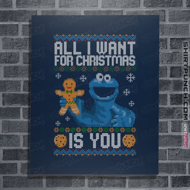 Secret_Shirts Posters / 4"x6" / Navy Cookie Christmas