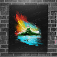 Load image into Gallery viewer, Shirts Posters / 4&quot;x6&quot; / Black Sunset On Koholint
