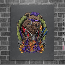 Load image into Gallery viewer, Daily_Deal_Shirts Posters / 4&quot;x6&quot; / Charcoal Bebop Crest
