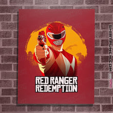 Load image into Gallery viewer, Shirts Posters / 4&quot;x6&quot; / Red Red Ranger Redemption
