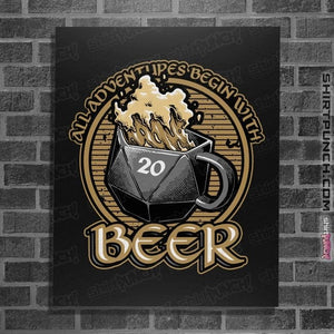 Secret_Shirts Posters / 4"x6" / Black Beer Adventures