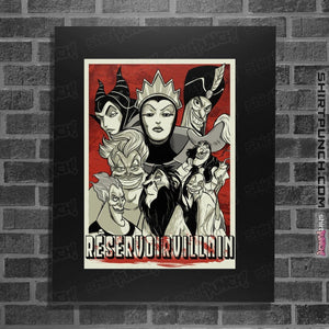 Shirts Posters / 4"x6" / Black Reservoir Villains