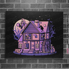 Load image into Gallery viewer, Daily_Deal_Shirts Posters / 4&quot;x6&quot; / Black Hocus Pocus House
