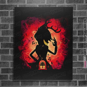 Daily_Deal_Shirts Posters / 4"x6" / Black Deer Demon