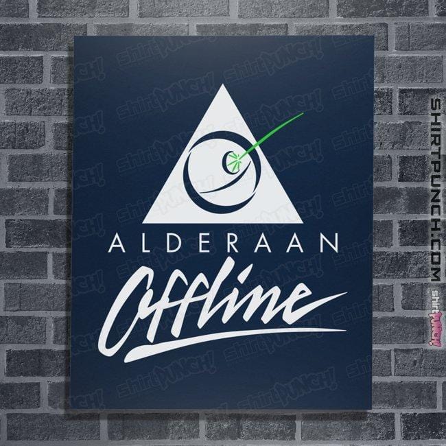 Shirts Posters / 4"x6" / Navy Planet Offline