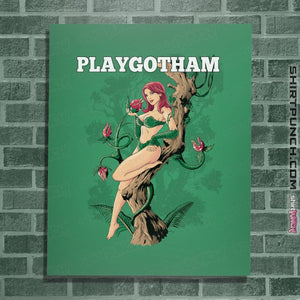 Shirts Posters / 4"x6" / Irish Green Playgotham Ivy