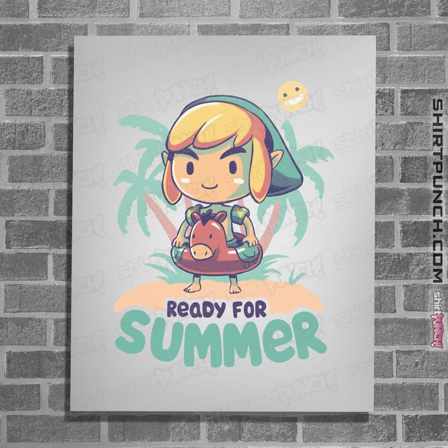 Shirts Posters / 4"x6" / White Ready For Summer