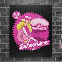 Load image into Gallery viewer, Daily_Deal_Shirts Posters / 4&quot;x6&quot; / Black Barbenheimer Bomb
