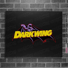 Load image into Gallery viewer, Daily_Deal_Shirts Posters / 4&quot;x6&quot; / Black Darkwing Bat
