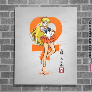 Daily_Deal_Shirts Posters / 4"x6" / White Venus Sumi-e