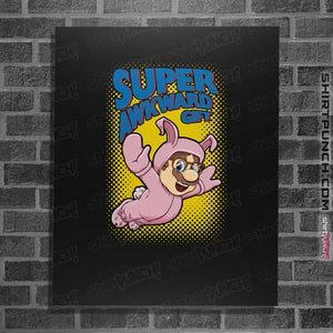 Shirts Posters / 4"x6" / Black Super Akward Gift