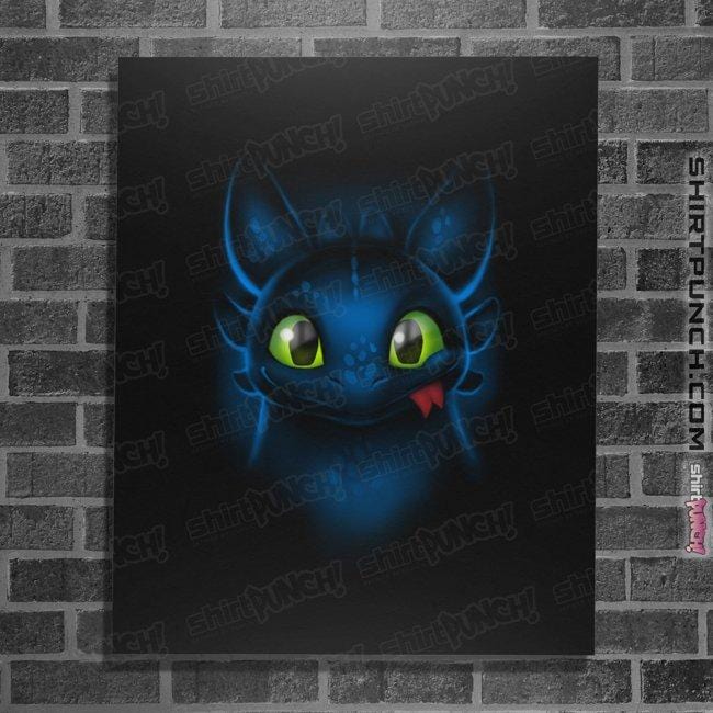 Shirts Posters / 4"x6" / Black Dragon Eyes