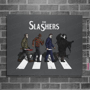 Daily_Deal_Shirts Posters / 4"x6" / Charcoal The Slashers