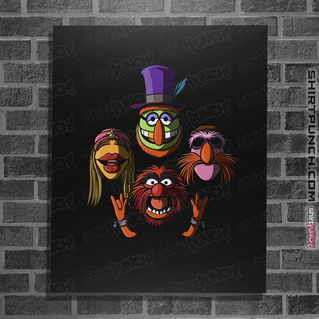 Secret_Shirts Posters / 4"x6" / Black Bohemian Mdayhem