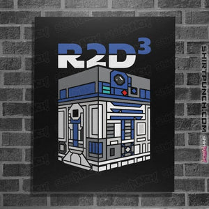 Daily_Deal_Shirts Posters / 4"x6" / Black R2DCubed