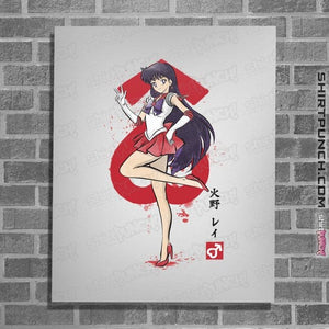 Daily_Deal_Shirts Posters / 4"x6" / White Mars Sumi-e