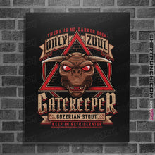 Load image into Gallery viewer, Shirts Posters / 4&quot;x6&quot; / Black Gatekeeper
