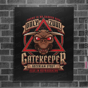 Shirts Posters / 4"x6" / Black Gatekeeper