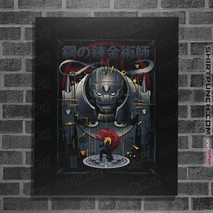 Daily_Deal_Shirts Posters / 4"x6" / Black Armored Alchemist