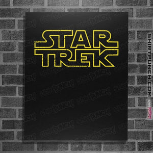 Daily_Deal_Shirts Posters / 4"x6" / Black StarTrekWars