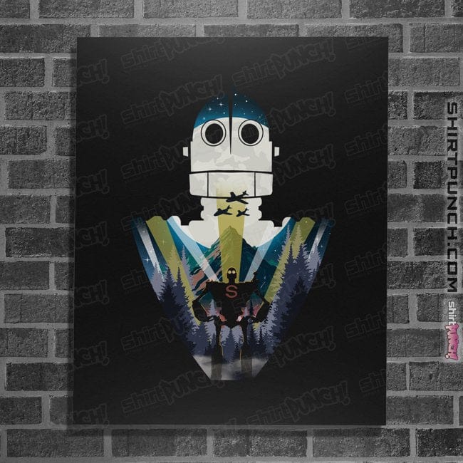 Secret_Shirts Posters / 4"x6" / Black The Gentle Giant