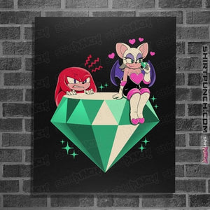 Daily_Deal_Shirts Posters / 4"x6" / Black Rouge And Knuckles