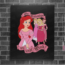 Load image into Gallery viewer, Shirts Posters / 4&quot;x6&quot; / Black Mean Princesses
