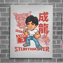 Load image into Gallery viewer, Shirts Posters / 4&quot;x6&quot; / White Stuntmaster
