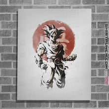 Load image into Gallery viewer, Shirts Posters / 4&quot;x6&quot; / White Saiyan Sun
