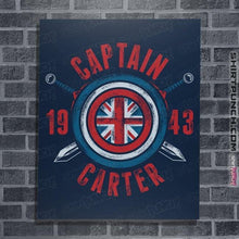 Load image into Gallery viewer, Shirts Posters / 4&quot;x6&quot; / Navy Captain Carter
