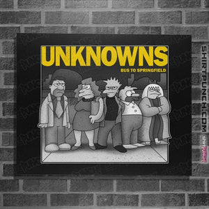 Daily_Deal_Shirts Posters / 4"x6" / Black Unknowns