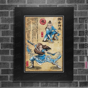 Daily_Deal_Shirts Posters / 4"x6" / Black Water Tribe Master Woodblock