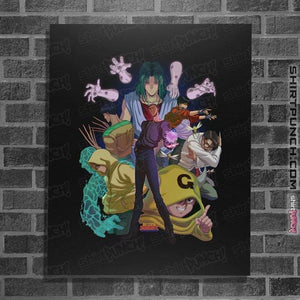 Daily_Deal_Shirts Posters / 4"x6" / Black Sensui Seven