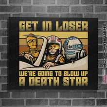 Load image into Gallery viewer, Daily_Deal_Shirts Posters / 4&quot;x6&quot; / Black Blow Up The Deathstar
